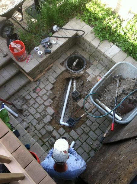 Patio and drainage Project in West Chicago